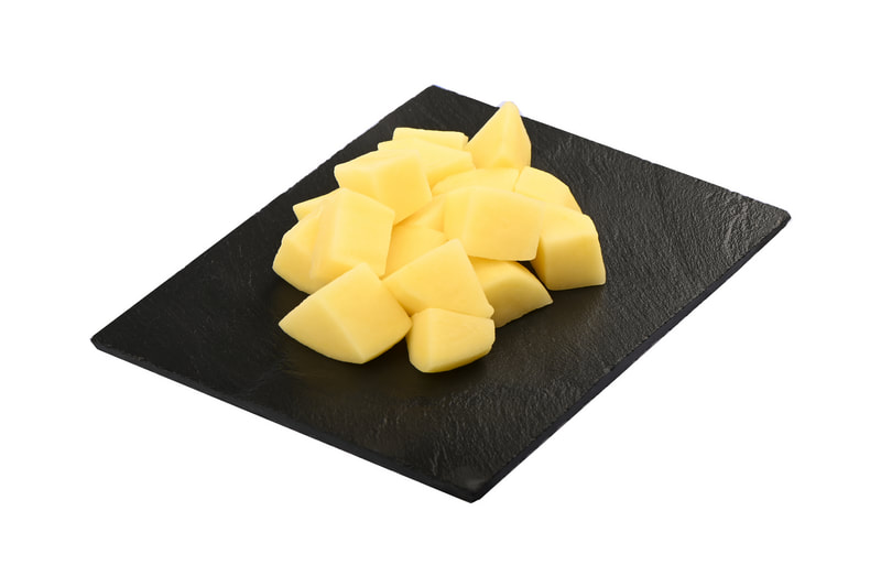 Küchenfertige Kartoffelwürfel in Gastronomie-Qualität frisch gerüstet von Küng + Steiner AG Bern